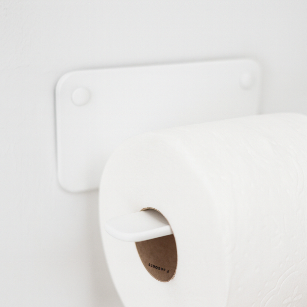 Minimalist Wall-Mounted Toilet Paper Holder