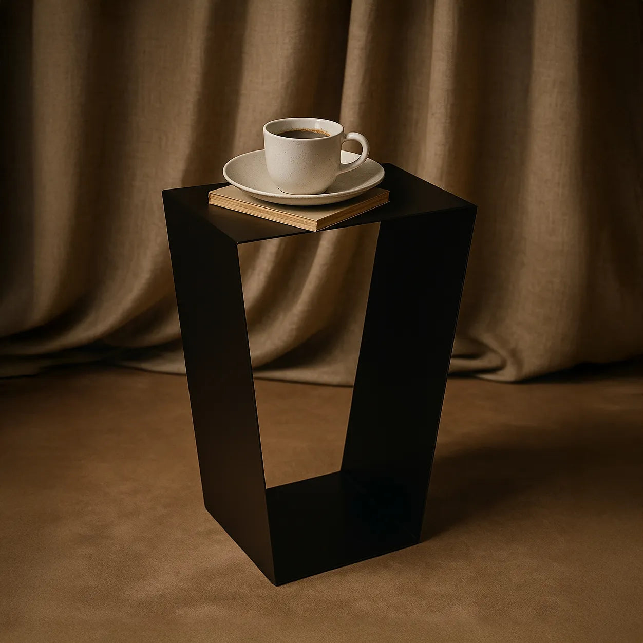 Side Table V-Shape / Solid Metal / Modern Design