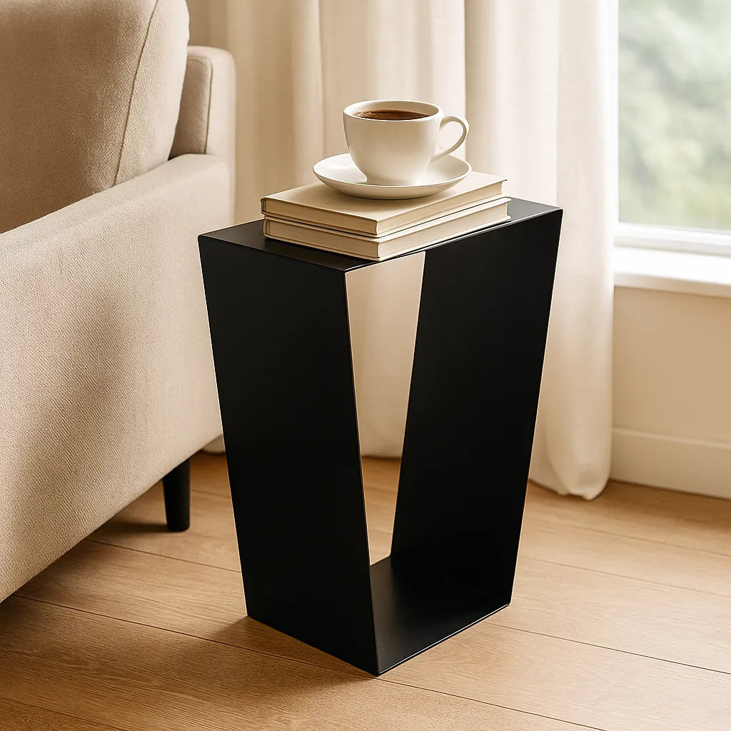 Side Table V-Shape / Solid Metal / Modern Design