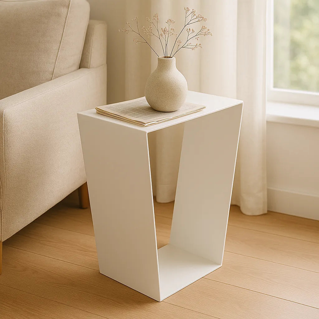 Side Table V-Shape / Solid Metal / Modern Design
