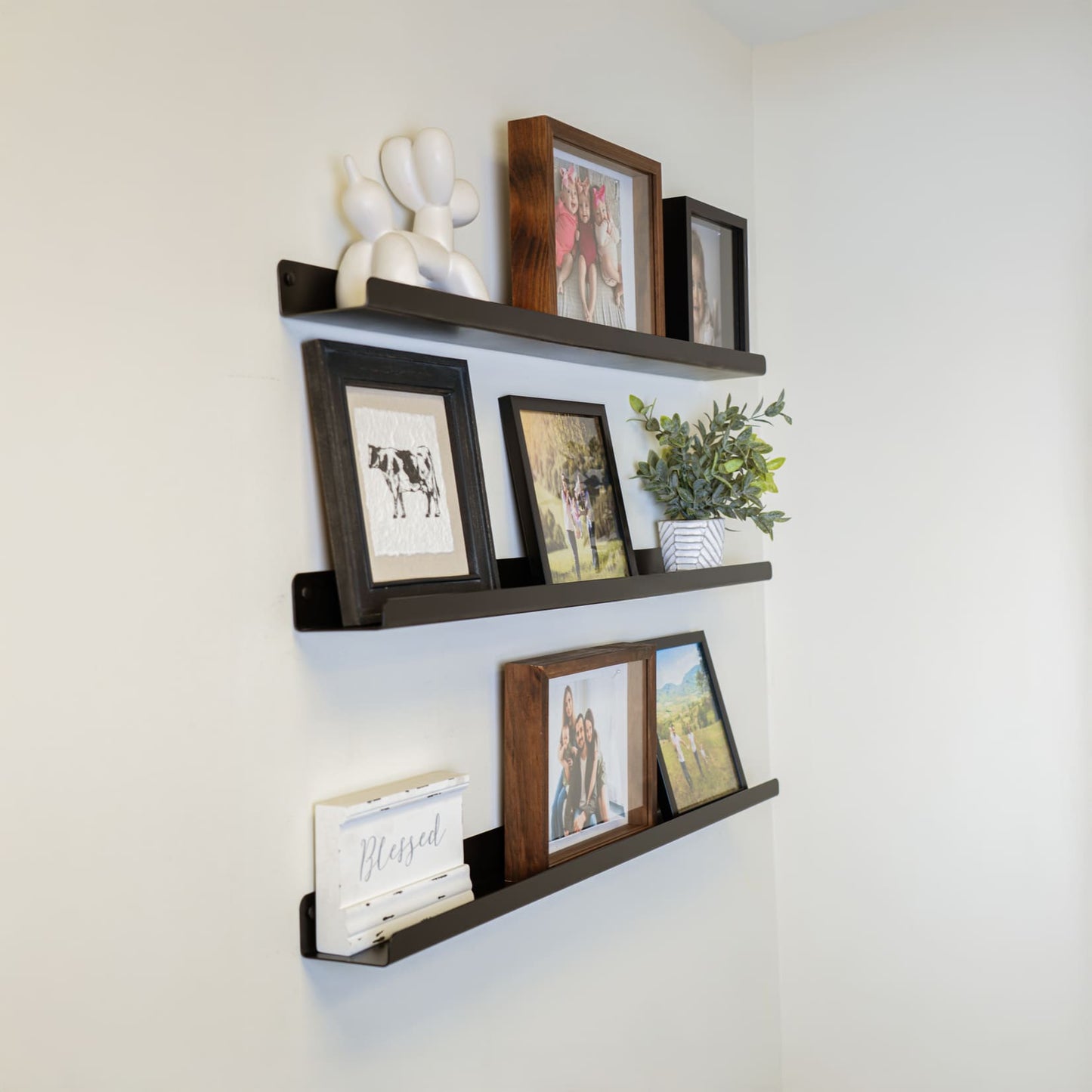 Metal Picture Ledge Floating Shelf