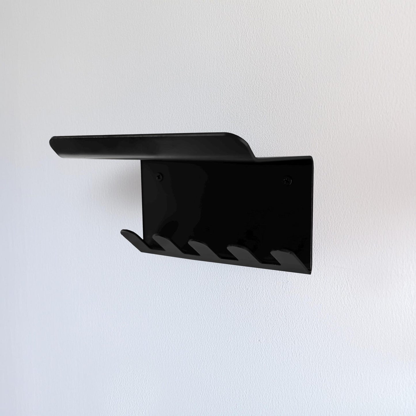 Modern Metal Hanger – Steel Construction + Matte Black Finish