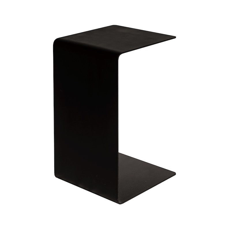 Modern Minimalist Metal C Shape Side Table