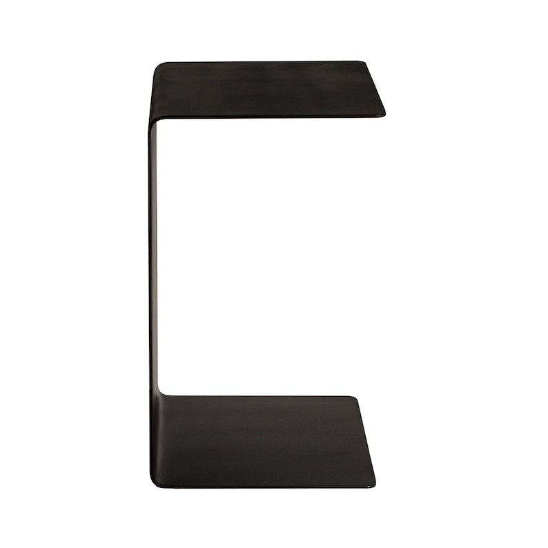 Modern Minimalist Metal C Shape Side Table