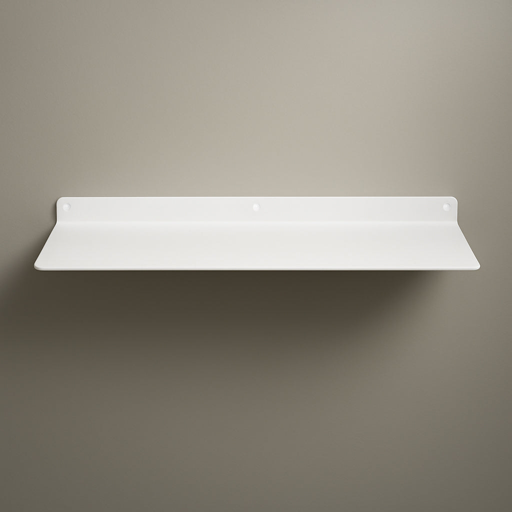 Modern Metal Floating Shelf - Minimalist Wall Storage & Display