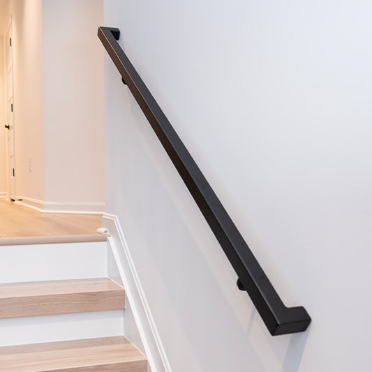 Metal Hand Rail with Wall Return (L Shape)