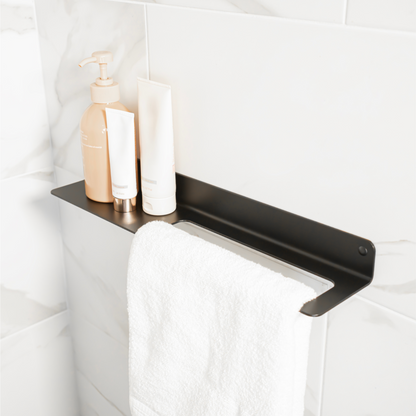 Wall-Mounted Modern Towel Bar & Shelf