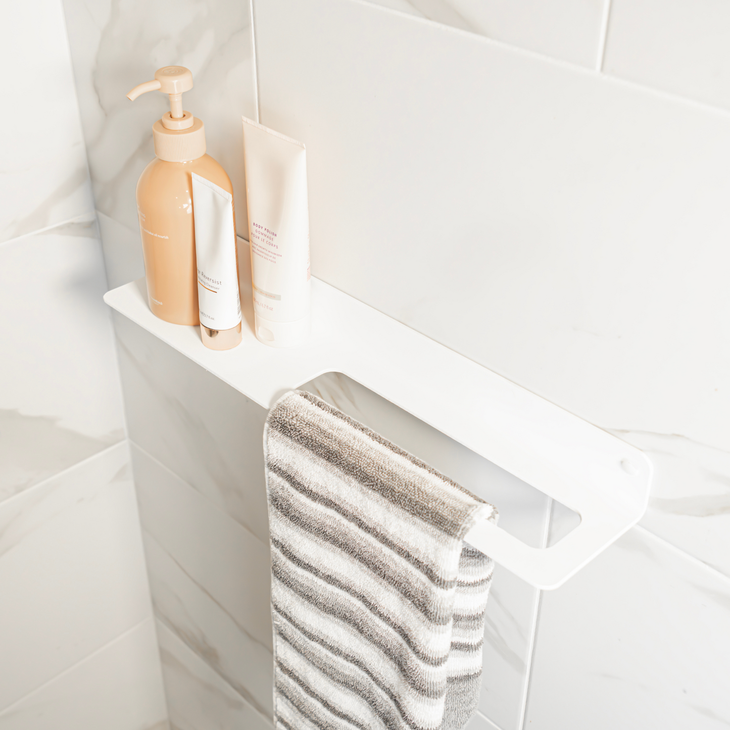 Wall-Mounted Modern Towel Bar & Shelf