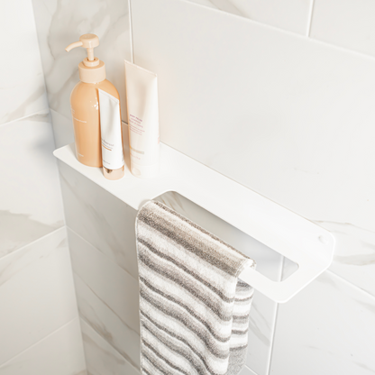 Wall-Mounted Modern Towel Bar & Shelf