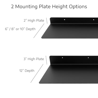Modern Metal Floating Shelf - Minimalist Wall Storage & Display (Clearance)