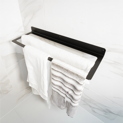 Wall-Mounted Modern Bath Towel Holder—Double Bar