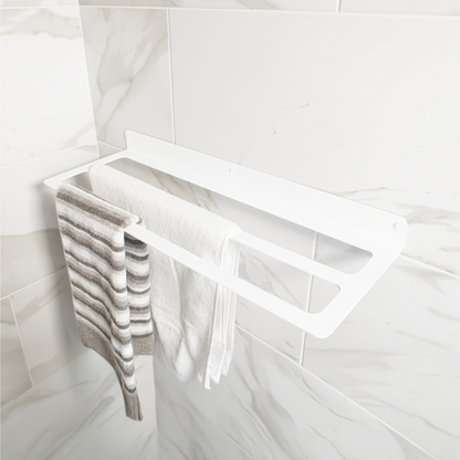 Wall-Mounted Modern Bath Towel Holder—Double Bar