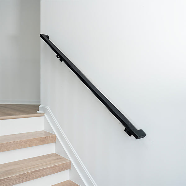 Metal Hand Rail with Wall Return (L Shape)