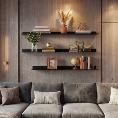 Modern Metal Floating Shelf - Minimalist Wall Storage & Display (Clearance)