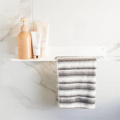 Wall-Mounted Modern Towel Bar & Shelf