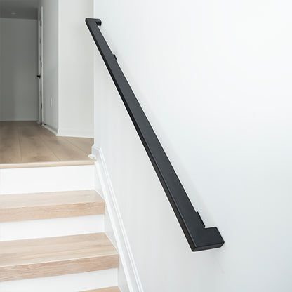 Metal Hand Rail with Wall Return (L Shape)