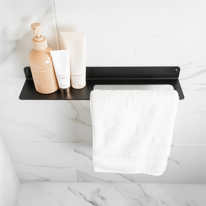 Wall-Mounted Modern Towel Bar & Shelf