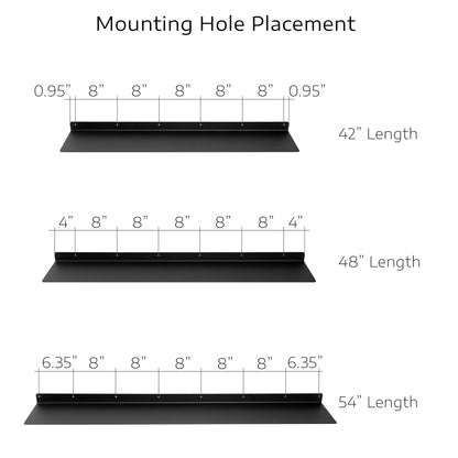 Modern Metal Floating Shelf - Minimalist Wall Storage & Display (Clearance)