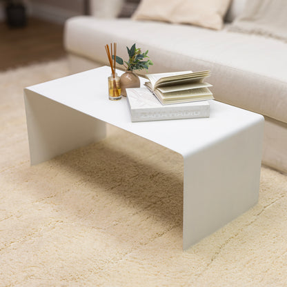 Modern Black Metal Coffee Table – Sleek & Minimalist Design