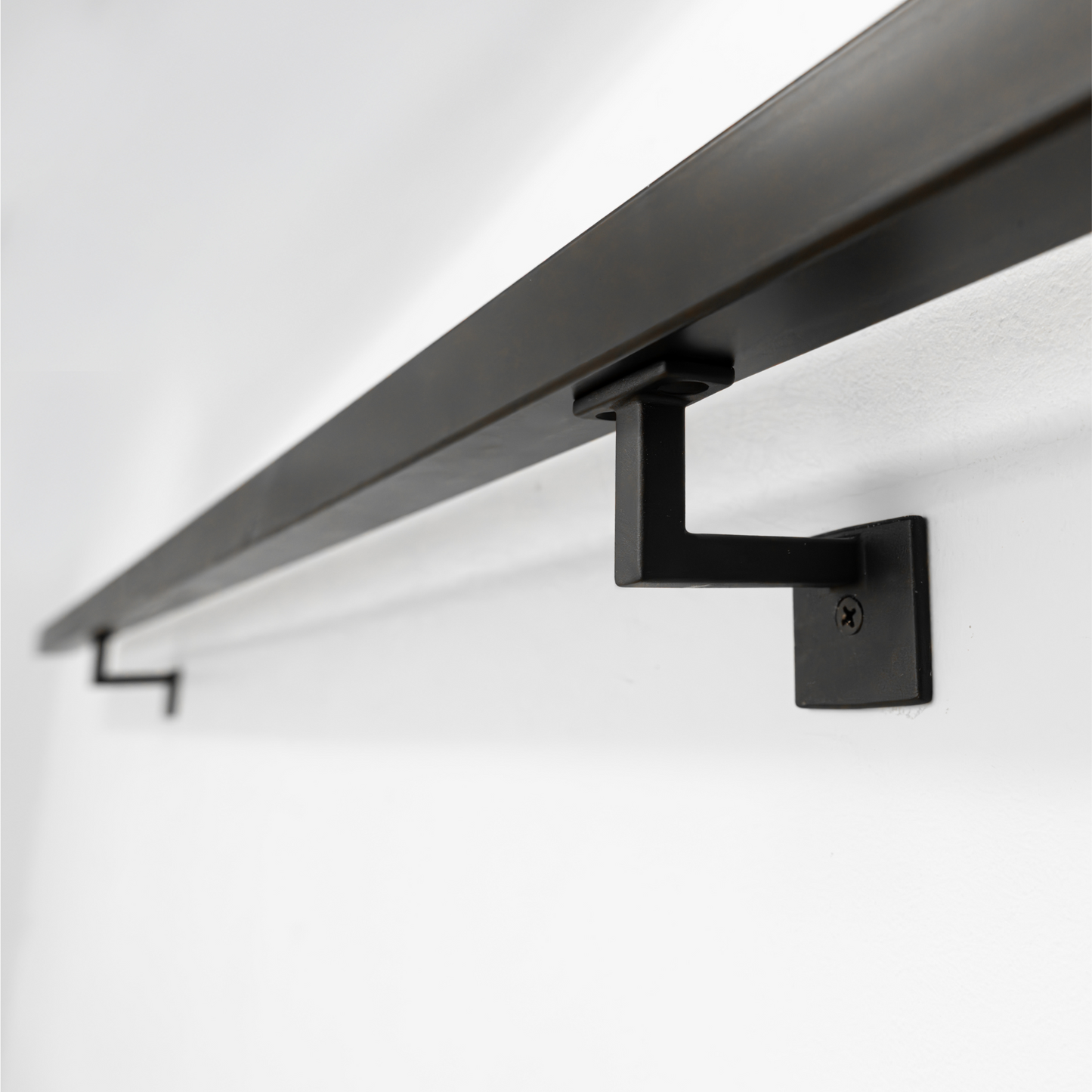 Flat Metal Hand Rail (Straight Cut)