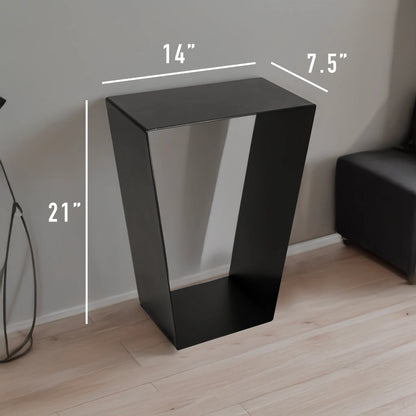 Side Table V-Shape / Solid Metal / Modern Design