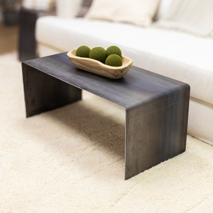 Modern Black Metal Coffee Table – Sleek & Minimalist Design