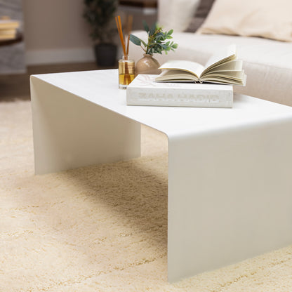 Modern Black Metal Coffee Table – Sleek & Minimalist Design