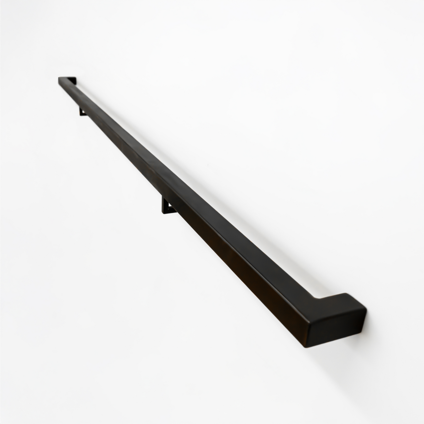 Metal Hand Rail with Wall Return (L Shape)