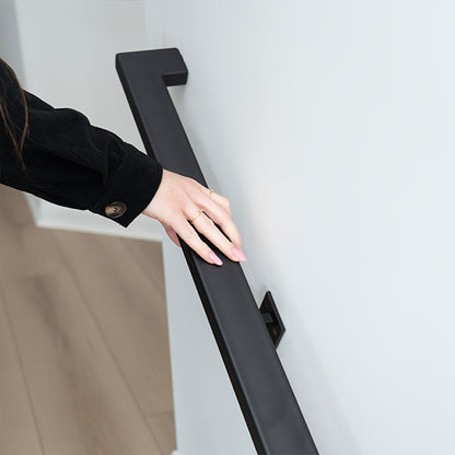 Metal Hand Rail with Wall Return (L Shape)