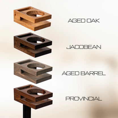 Modern Natural Wood Cup Holder / Phone Holder