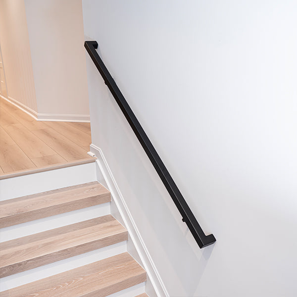 Metal Hand Rail with Wall Return (L Shape)