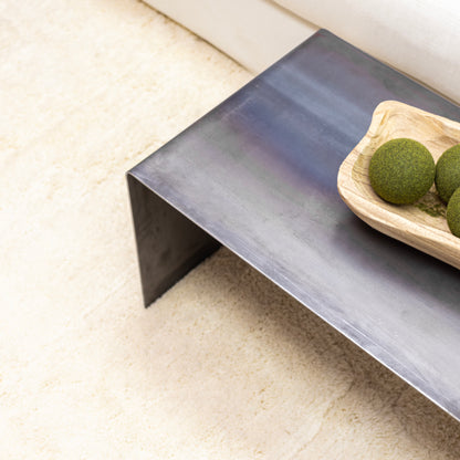 Modern Black Metal Coffee Table – Sleek & Minimalist Design