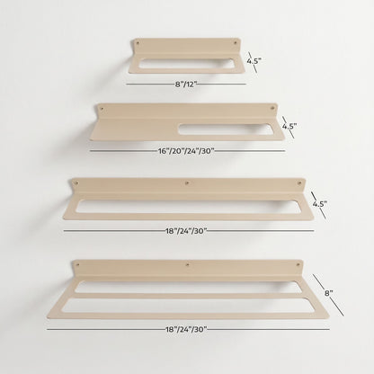 Wall-Mounted Modern Bath Towel Holder—Double Bar