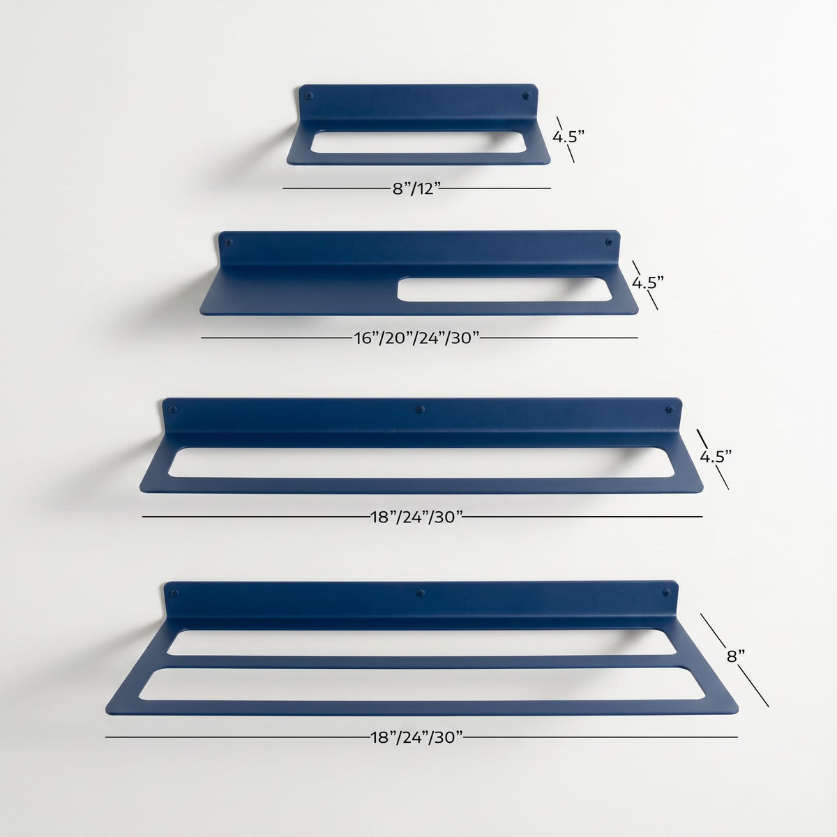 Wall-Mounted Modern Bath Towel Holder—Double Bar