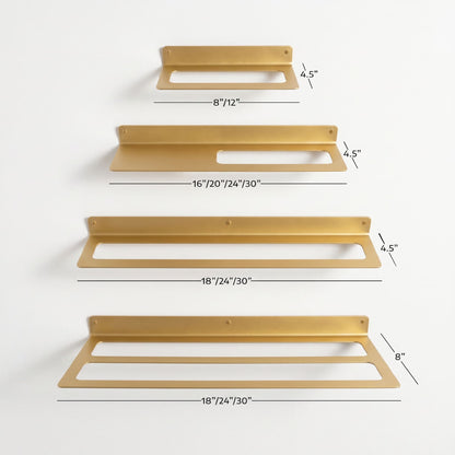 Wall-Mounted Modern Bath Towel Holder—Double Bar
