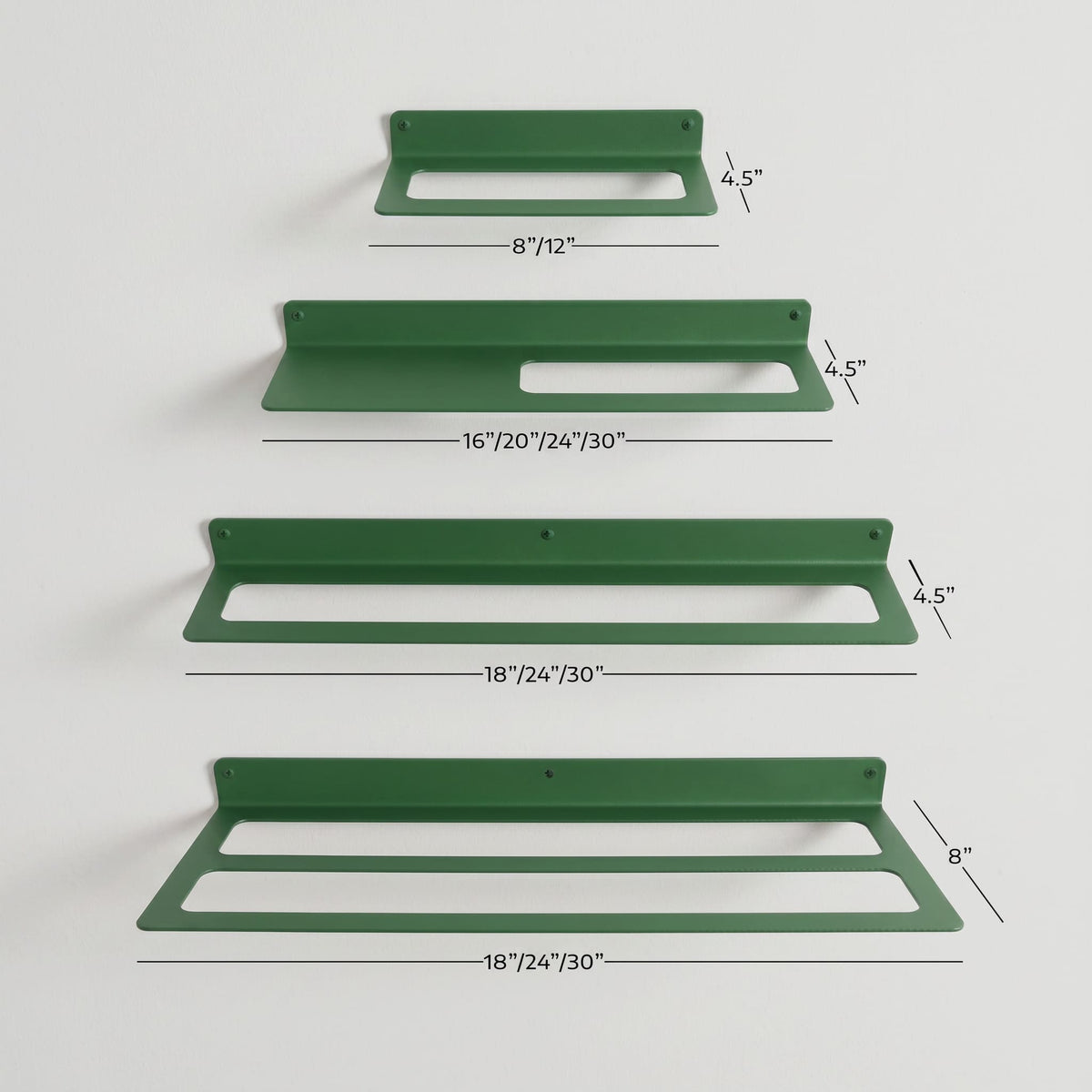 Wall-Mounted Modern Bath Towel Holder—Double Bar