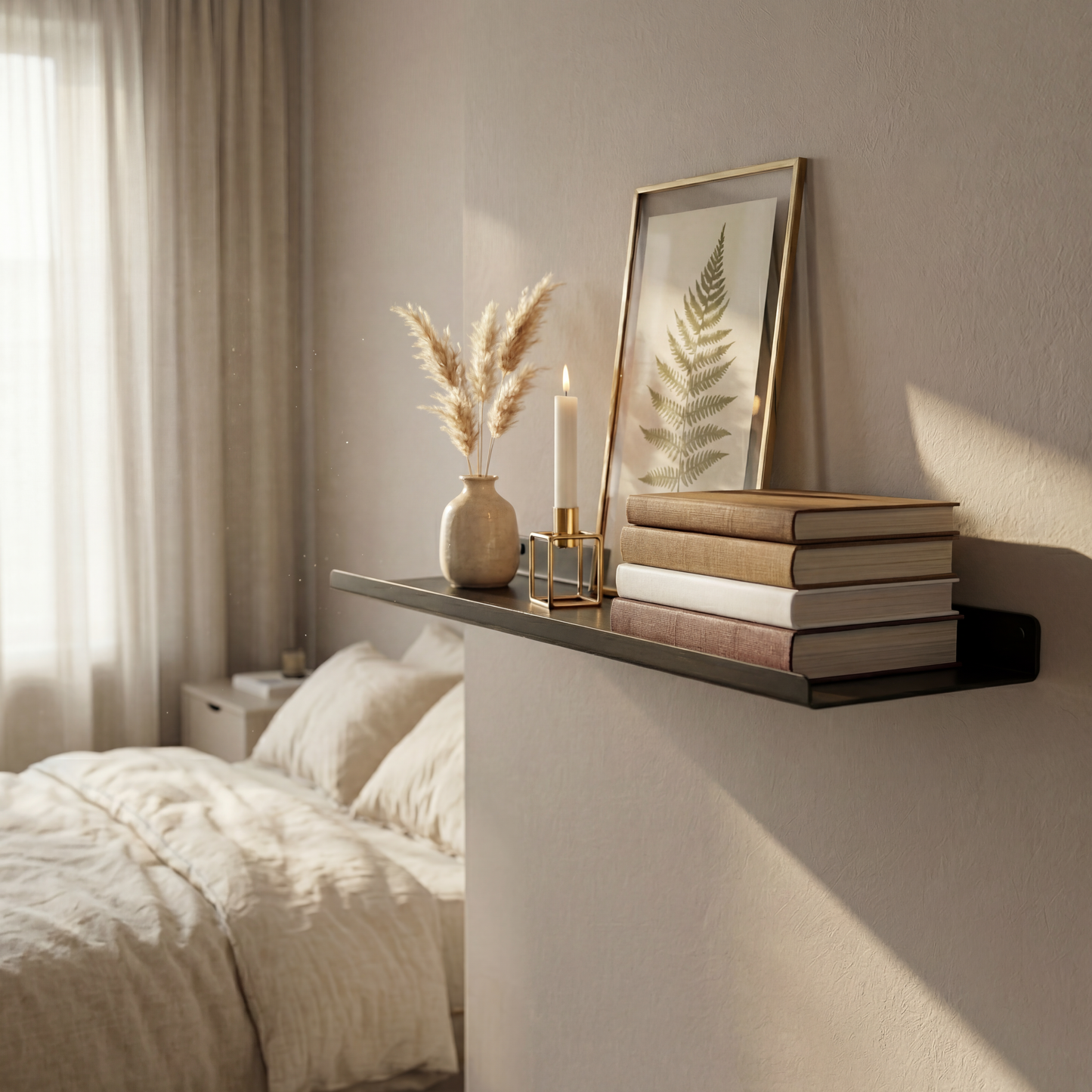 Metal Floating Shelf U Shape