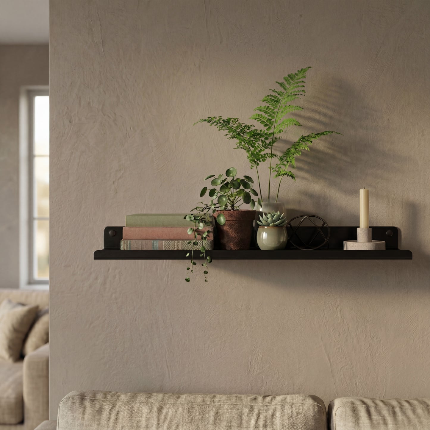 Metal Floating Shelf U Shape