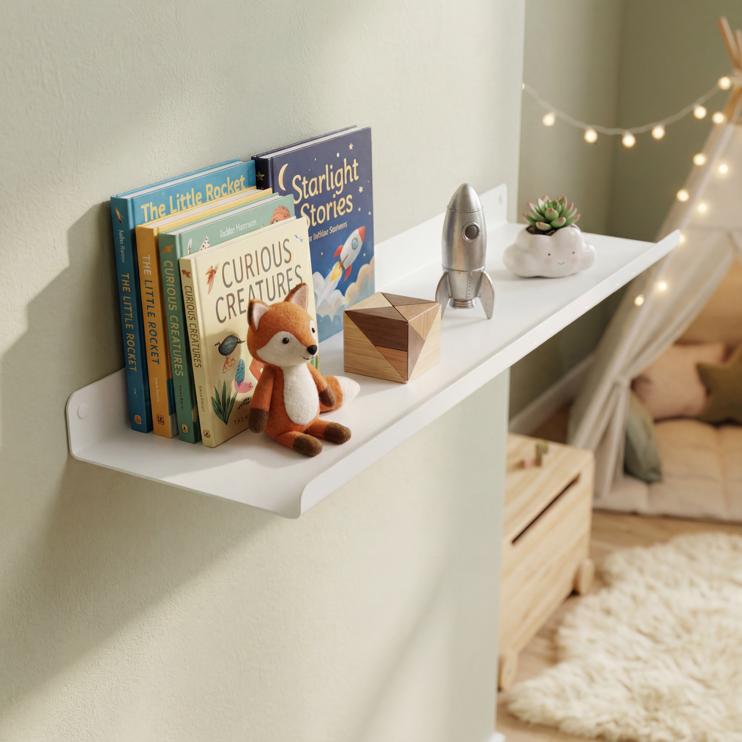 Metal Floating Shelf U Shape