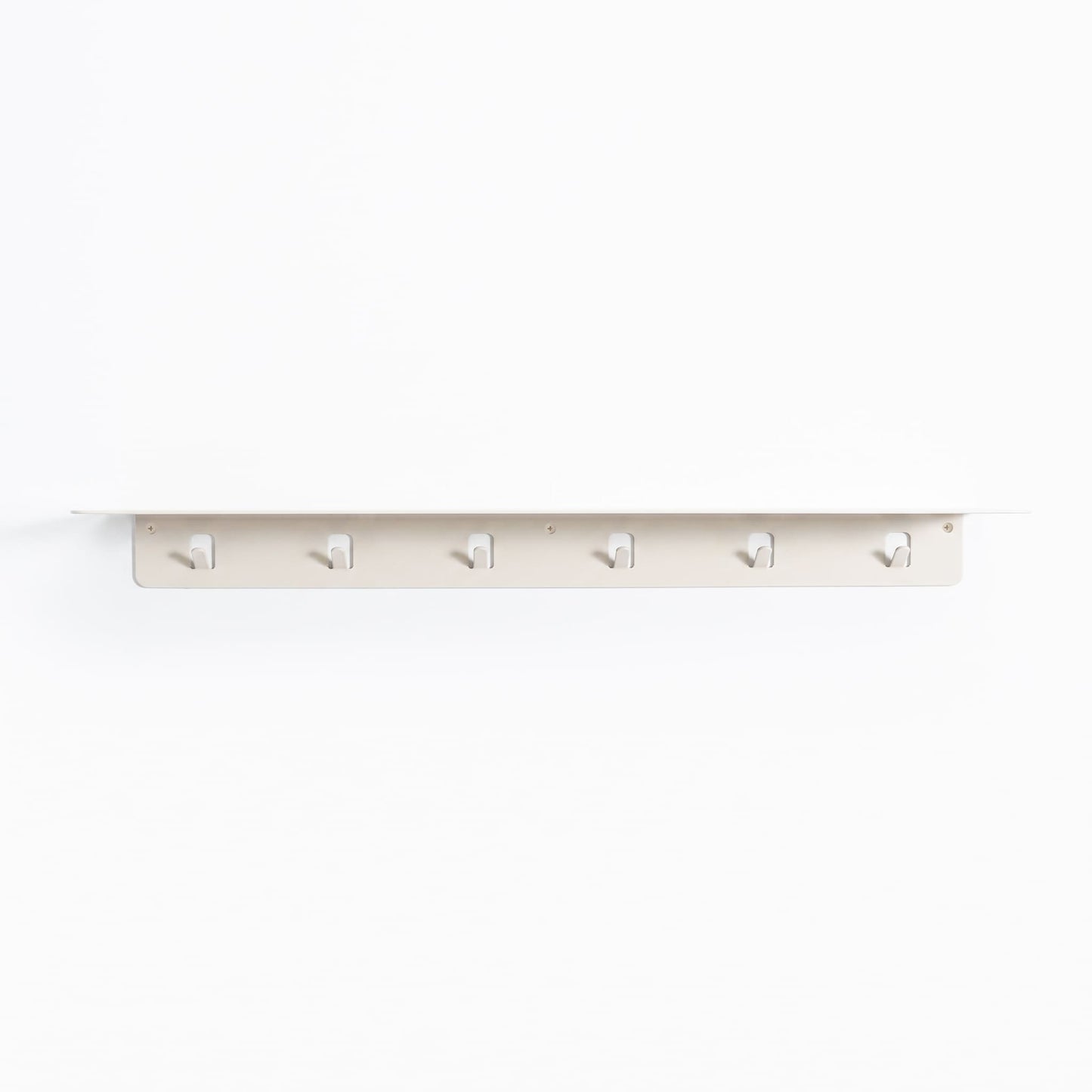 Steel Floating Shelf with Stick Out Hooks