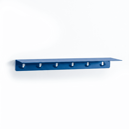 Steel Floating Shelf with Stick Out Hooks