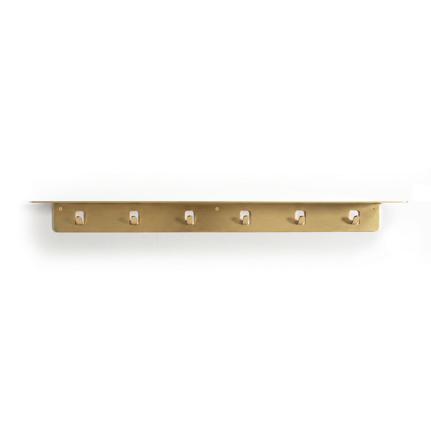 Steel Floating Shelf with Stick Out Hooks