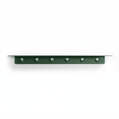 Steel Floating Shelf with Stick Out Hooks
