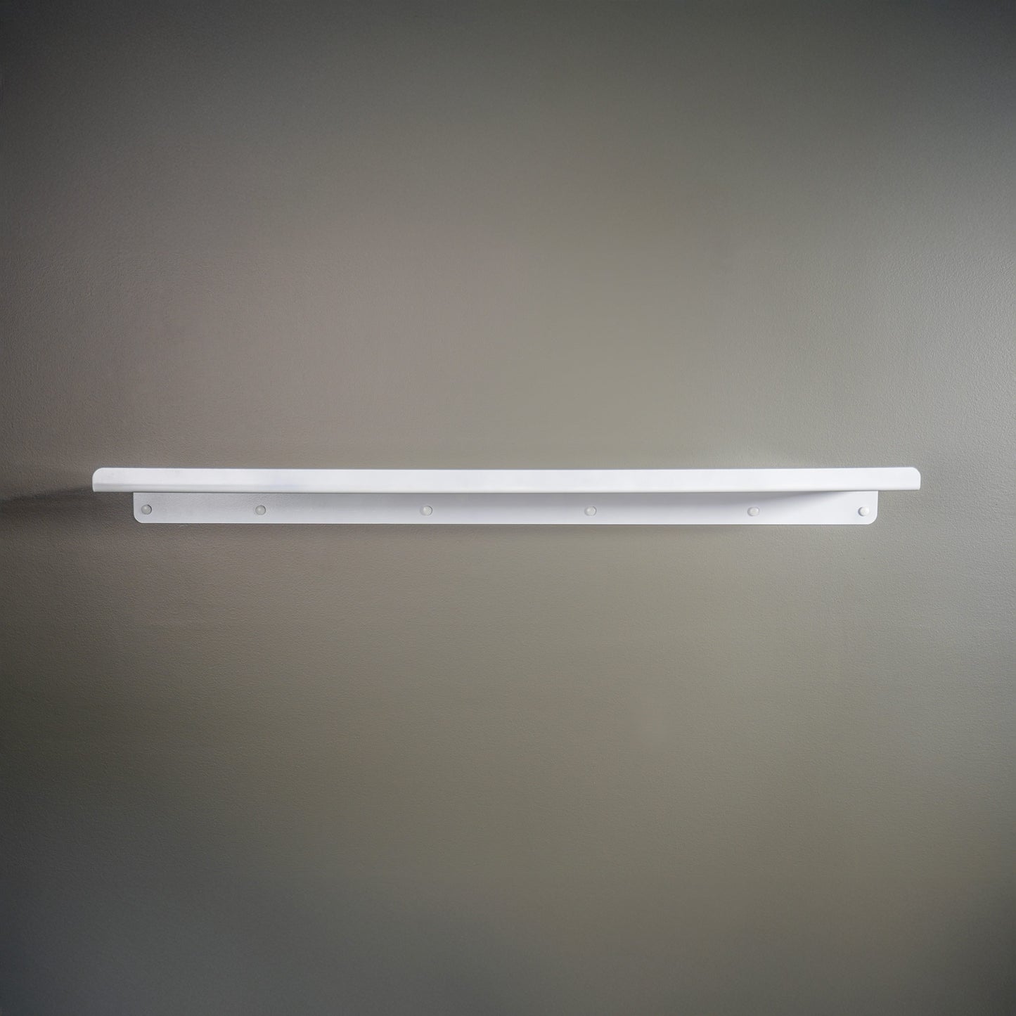 Steel Floating Shelf with Lip
