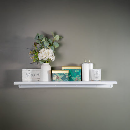 Steel Floating Shelf with Lip
