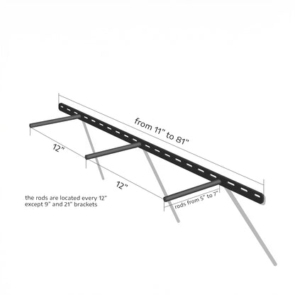 Hidden Floating Shelf Bracket (Heavy-Duty)