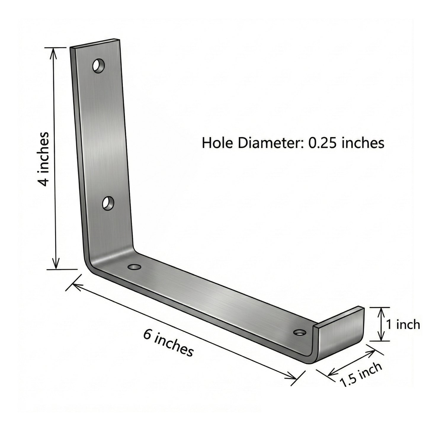 Steel J-Brackets (Heavy-Duty)