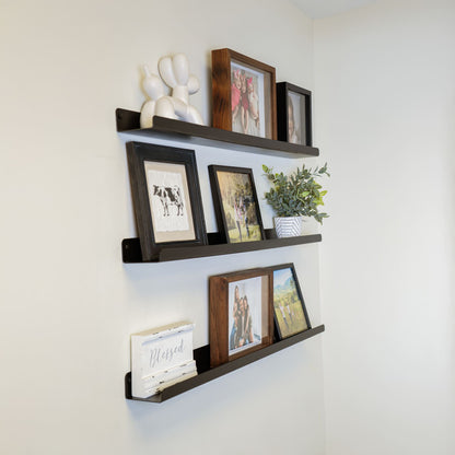 Metal Picture Ledge Floating Shelf