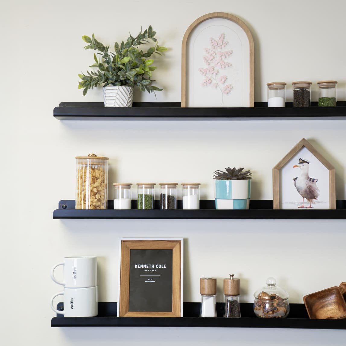 Metal Picture Ledge Floating Shelf