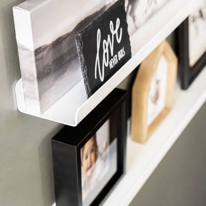 Metal Picture Ledge Floating Shelf